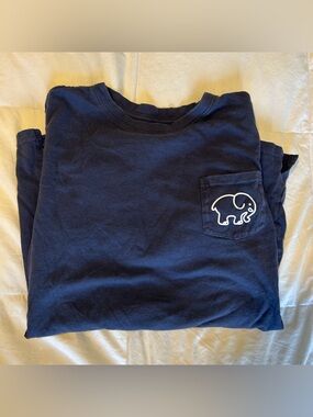 Ivory ella navy blue long sleeve
